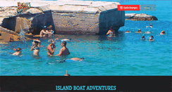 Desktop Screenshot of islandboatadventures.com